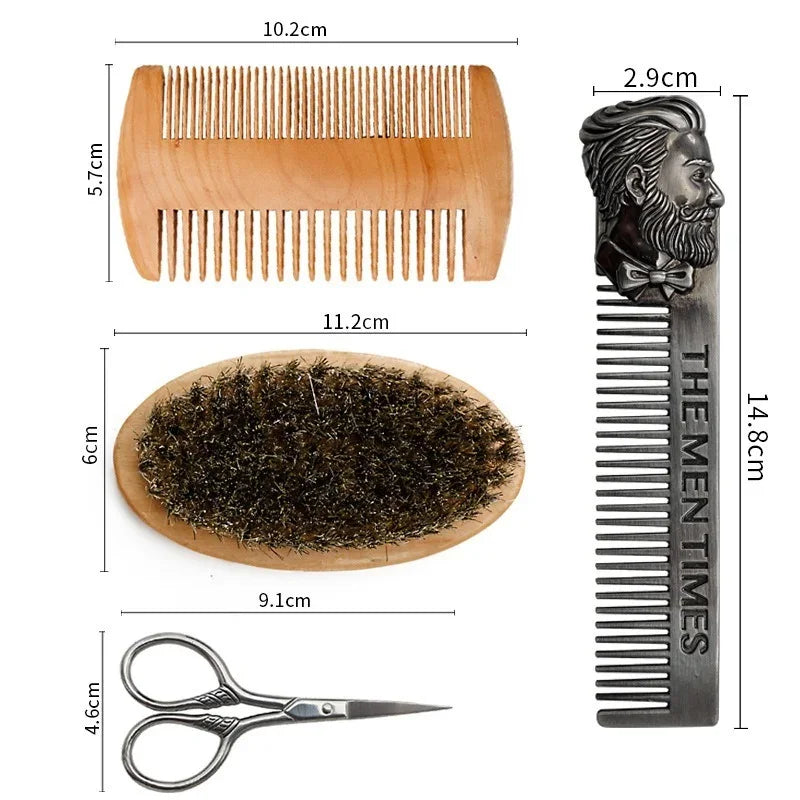 Beard Brush Set