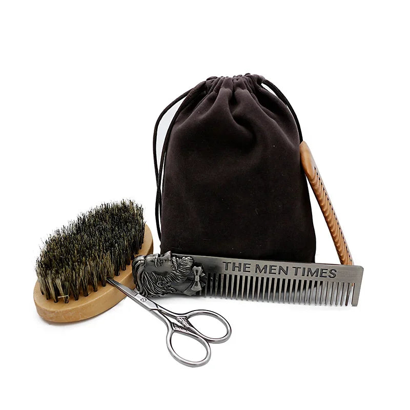 Beard Brush Set