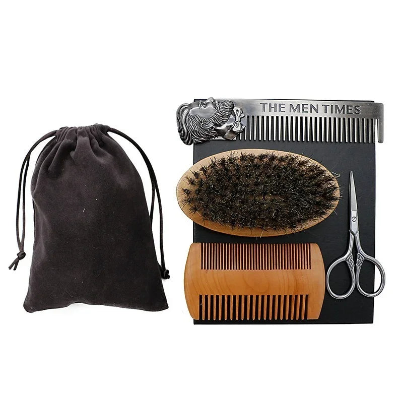 Beard Brush Set